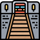 tunnel, train, railroad, railway, transportation