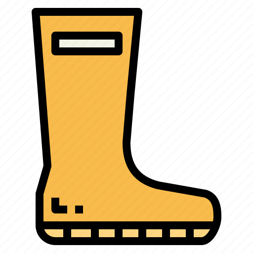 Boot, boots, rain, rainy, shoes icon - Download on Iconfinder