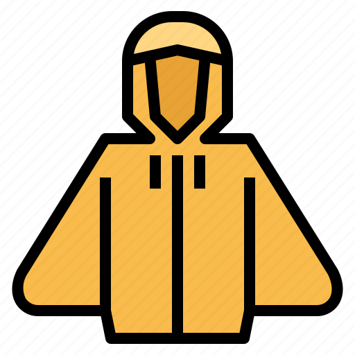 Clothing, coat, raincoat, rainy icon - Download on Iconfinder