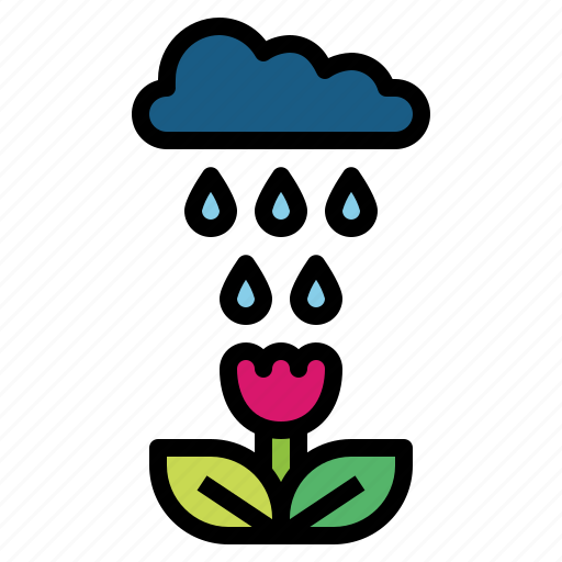 Cloud, flower, rain, rainy icon - Download on Iconfinder
