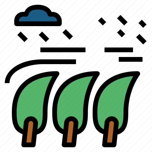 Cloud, forest, rainy, storm icon - Download on Iconfinder
