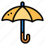 cloud, protection, rainy, umbrella 