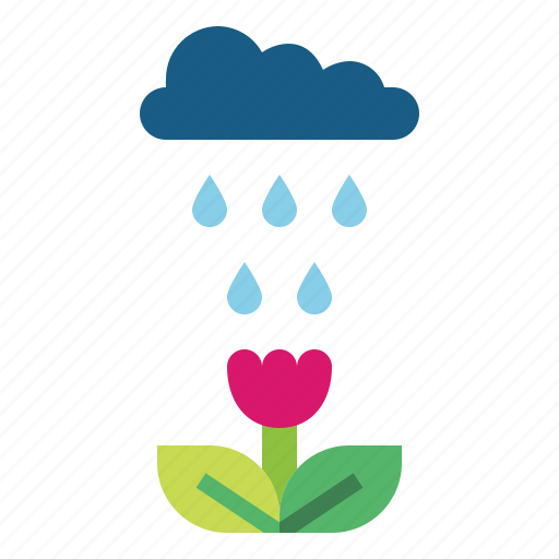 Cloud, flower, rain, rainy icon - Download on Iconfinder