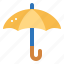 cloud, protection, rainy, umbrella 