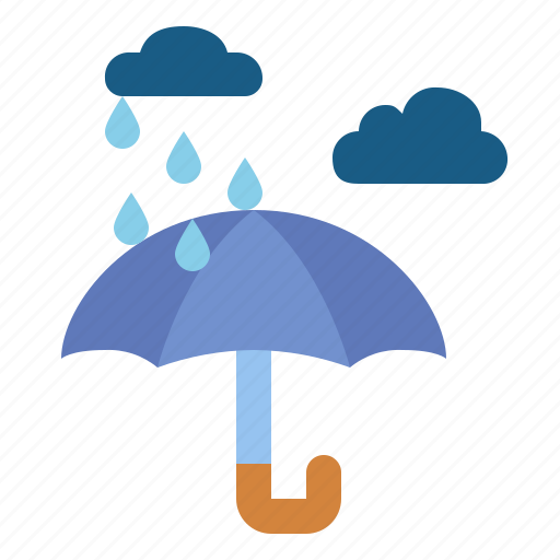 Cloud, rainy, umbrella, weather icon - Download on Iconfinder