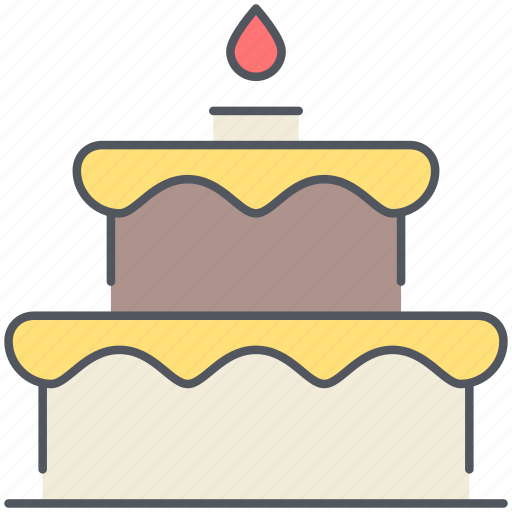 Cake, birthday, celebration, dessert, party, present, sweet icon - Download on Iconfinder