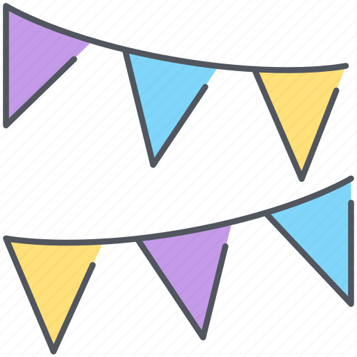 Party, stripes, celebration, decoration, holiday, birthday icon - Download on Iconfinder