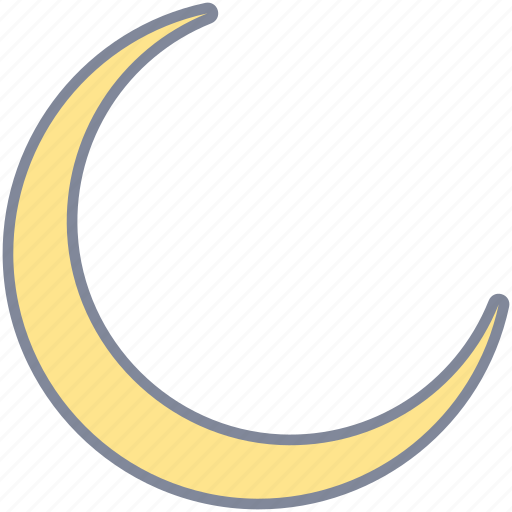 Crescent, moon, night icon - Download on Iconfinder