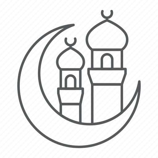 Ramadan, kareem, mosque, crescent, moon, islam icon - Download on Iconfinder