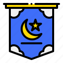 ramadan, banners, moon, islamic, muslim