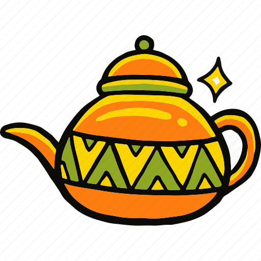 Teapot, islamic, celebration, muslim, mubarak, vector, ramadan icon - Download on Iconfinder