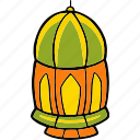 ramadan, lantern, islamic, muslim, mubarak, vector, religious, holiday, celebration