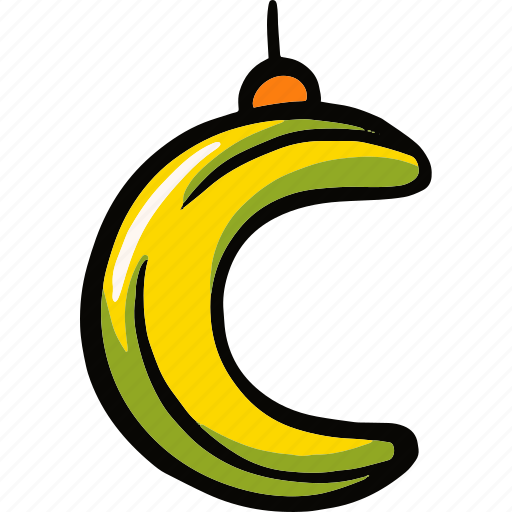 Moon, decoration, islamic, celebration, muslim, mubarak, vector icon - Download on Iconfinder