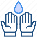 hand, islam, muslim, praying, ramadan, water, water drop 