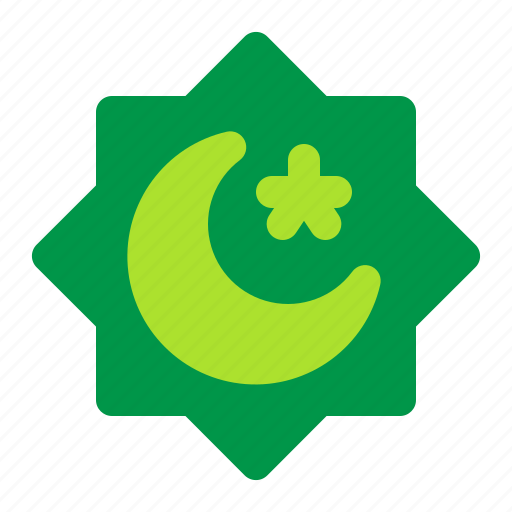 Holiday, islam, ramadan, rub el hizb, shape, star and crescent icon - Download on Iconfinder