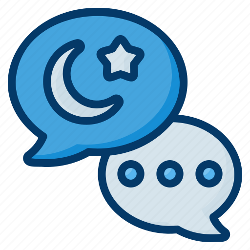 Chat, ramadan, greeting, mubarak, fasting icon - Download on Iconfinder