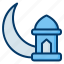 ramadan, crescent, moon, lantern, mosque, eid, mubarak 