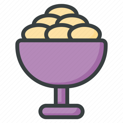 Meal, ramadan, cookie, foods, bowl, glass, dates icon - Download on Iconfinder