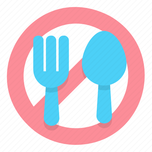 Fasting, ramadan, islam, no food, spoon, fork icon - Download on Iconfinder