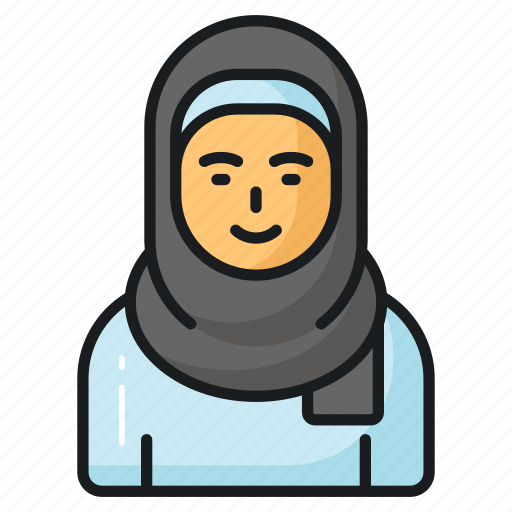 Muslim, islamic, woman, girl, hijab, female, lady icon - Download on Iconfinder