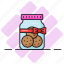 cookies, biscuits, jar, sweets, edible, container, cracker 