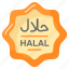 halal, label, tag, food, arabic, muslim, islamic 