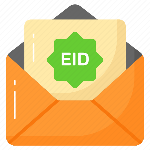 Eid, greetings, letter, envelop, occasion, festival, event icon - Download on Iconfinder