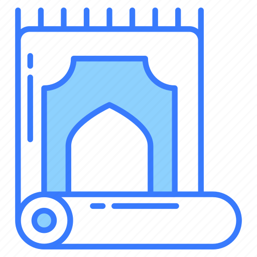Prayer, mat, rug, carpet, cloth, accessory, muslim icon - Download on Iconfinder