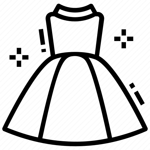 Cloth, fashion attire, frock, garment, kids dress, kids outfit icon - Download on Iconfinder