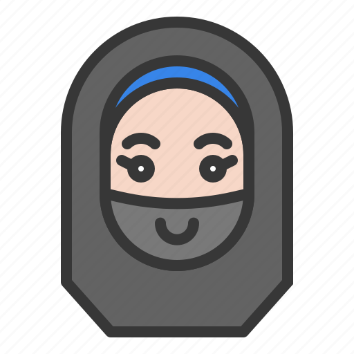 Abrahamic, female, islam, muslim, ramadan, religion, woman icon - Download on Iconfinder