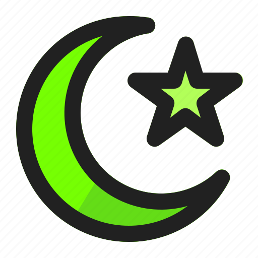 Crescent, islam, moon, moslem, muslim, night, ramadan icon - Download on Iconfinder
