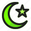 crescent, islam, moon, moslem, muslim, night, ramadan 