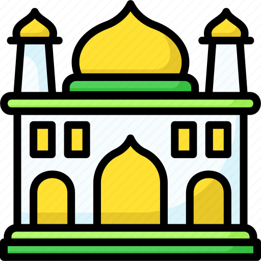 Mosque, minaret, muslim, place, prayer, islam, building icon - Download on Iconfinder