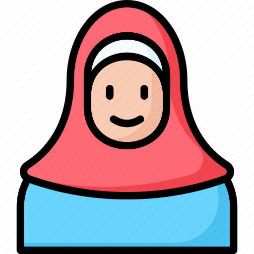 Women, muslimah, muslim, islam, hijab, niqab, avatar icon - Download on Iconfinder