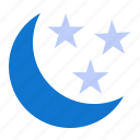 crescent, lantern, meal, moon, ramadan