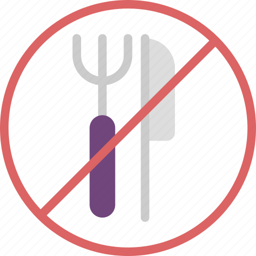 Fasting, no, sign, prohibited, eating icon - Download on Iconfinder