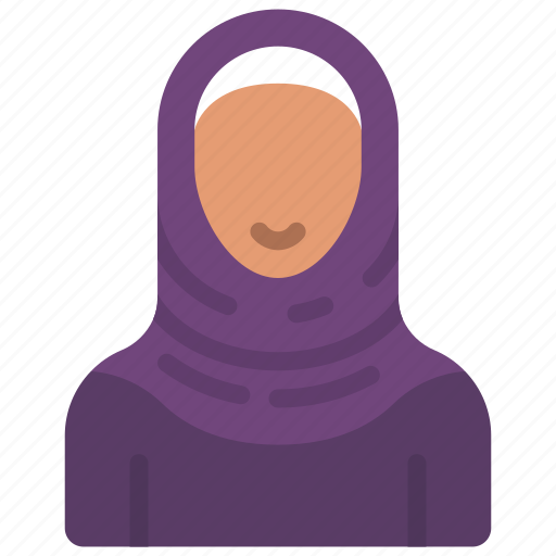 Muslim, woman, person, user, female icon - Download on Iconfinder