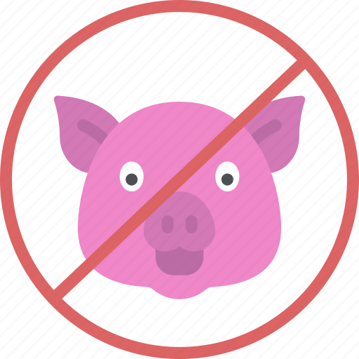 No, meat, sign, prohibited, eating icon - Download on Iconfinder