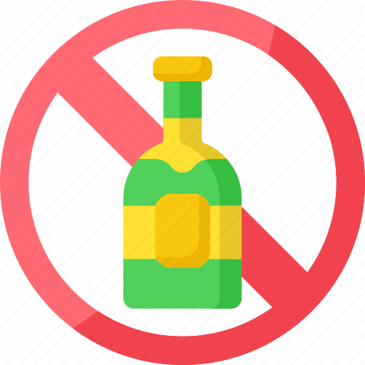 No, alcohol, haram, no drink, wine, not allowed, forbidden icon - Download on Iconfinder