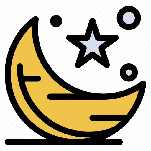 Cresent, moon, night, ramadhan, star icon - Download on Iconfinder