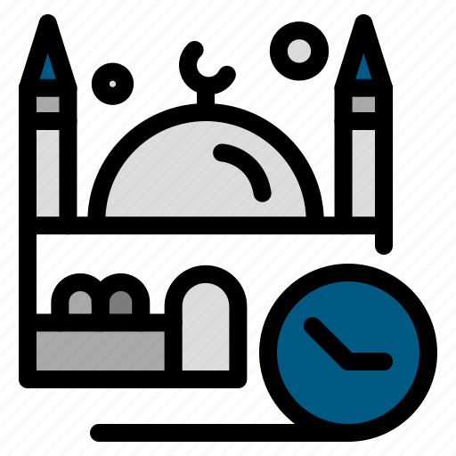 Masjid, mosque, namaz, pray, time icon - Download on Iconfinder