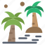 arecaceae, beach, date, palm, tree 
