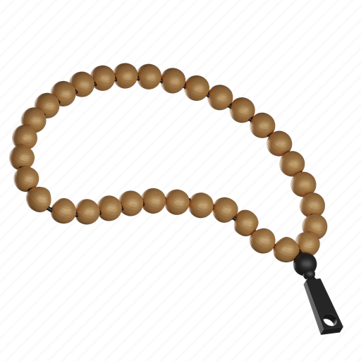 Prayer beads, ramadan, muslim, prayer 3D illustration - Download on Iconfinder