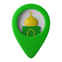 mosque location, navigation, gps, map, pointer 