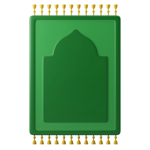 Sajadah, prayer mat, carpet, muslim 3D illustration - Free download