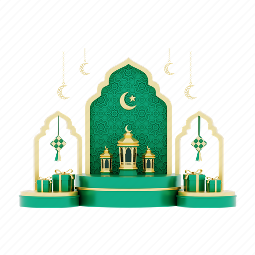 Ramadan, illustration, religion, muslim, mosque, sign, islam 3D illustration - Download on Iconfinder