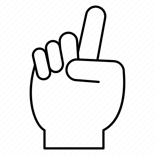 Finger, gesture, hand, up icon - Download on Iconfinder
