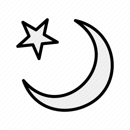 Moon, star, new moon icon - Download on Iconfinder
