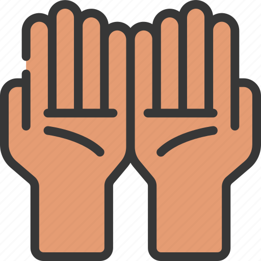 Dua, hands, begging, asking icon - Download on Iconfinder
