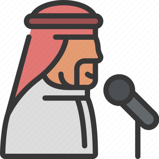 Religeous, leader, speaking, speaker, microphone, presentation icon - Download on Iconfinder